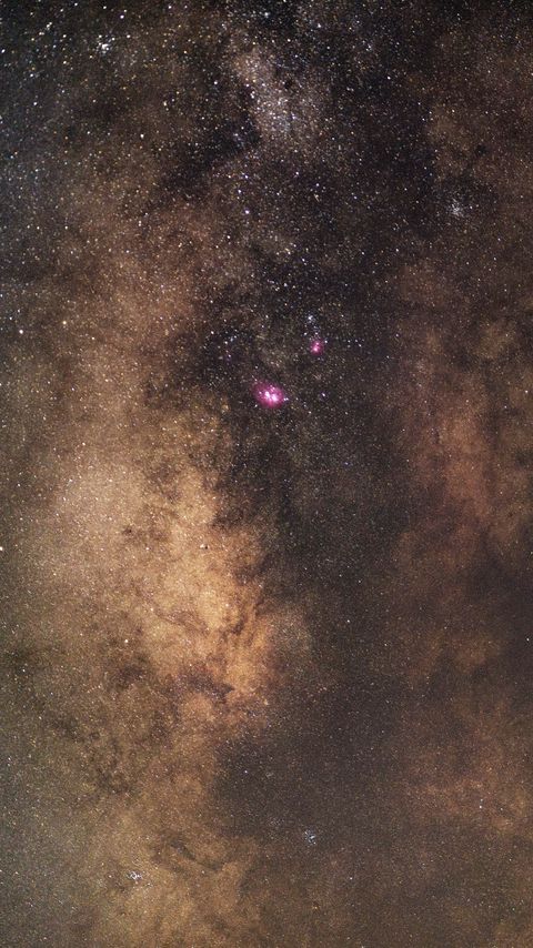 Download wallpaper 2160x3840 nebula, space, universe, galaxy, stars, brown samsung galaxy s4, s5, note, sony xperia z, z1, z2, z3, htc one, lenovo vibe hd background