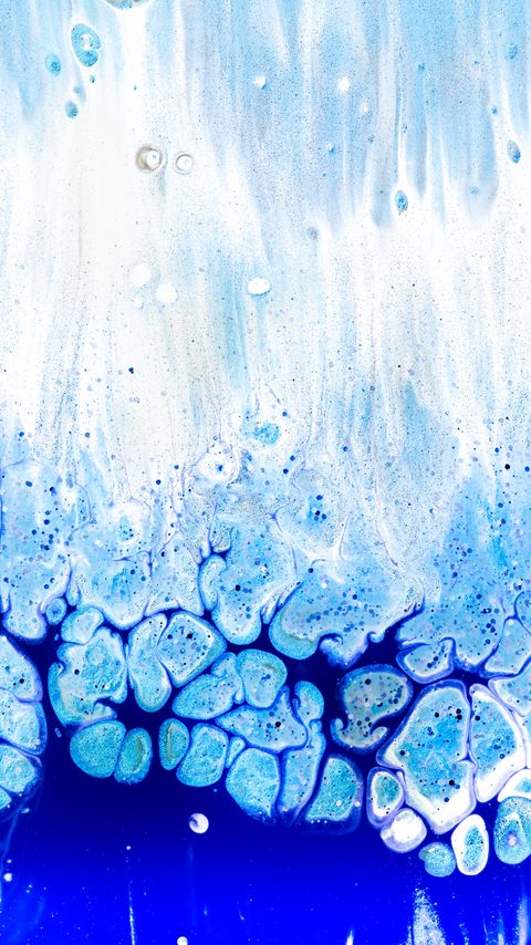 Download wallpaper 2160x3840 paint, liquid, stains, blue, abstraction samsung galaxy s4, s5, note, sony xperia z, z1, z2, z3, htc one, lenovo vibe hd background