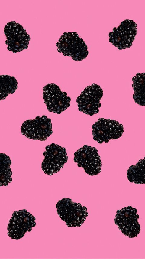 Download wallpaper 2160x3840 blackberry, berries, black, pink, minimalism samsung galaxy s4, s5, note, sony xperia z, z1, z2, z3, htc one, lenovo vibe hd background