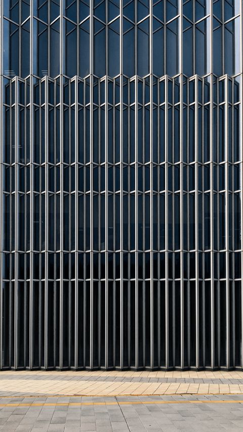 Download wallpaper 2160x3840 building, construction, stripes, facade, architecture samsung galaxy s4, s5, note, sony xperia z, z1, z2, z3, htc one, lenovo vibe hd background