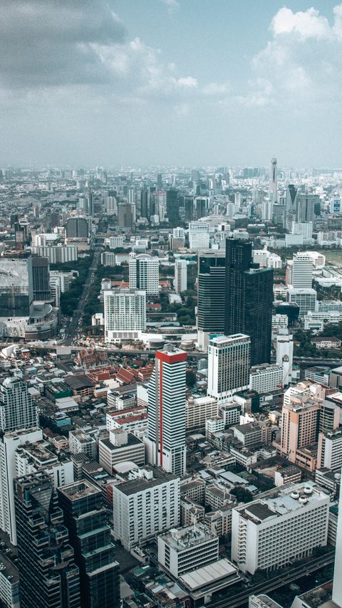 Download wallpaper 2160x3840 city, aerial view, buildings, architecture, bangkok, thailand samsung galaxy s4, s5, note, sony xperia z, z1, z2, z3, htc one, lenovo vibe hd background