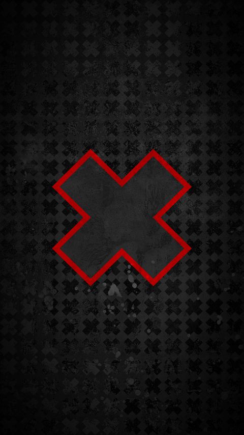 Download wallpaper 2160x3840 cross, black, red, abstraction samsung galaxy s4, s5, note, sony xperia z, z1, z2, z3, htc one, lenovo vibe hd background