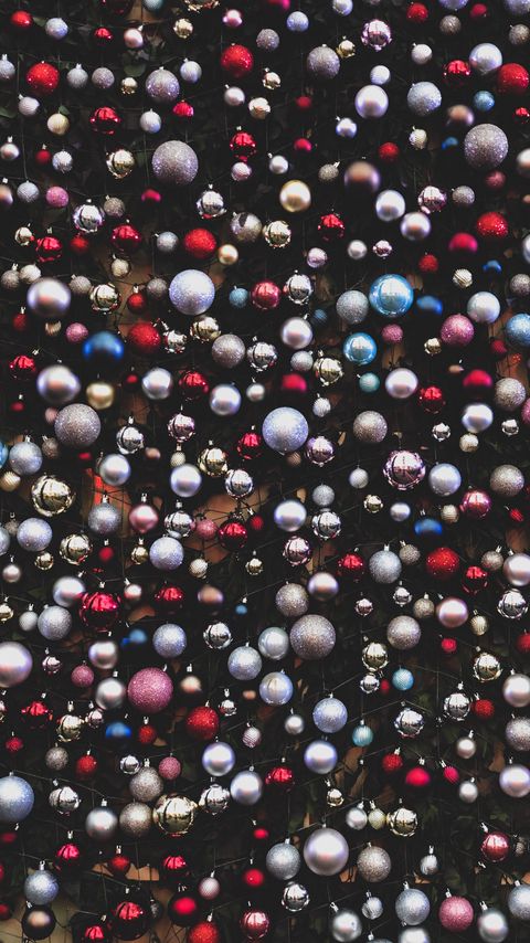 Download wallpaper 2160x3840 decoration, balls, new year, christmas, holiday samsung galaxy s4, s5, note, sony xperia z, z1, z2, z3, htc one, lenovo vibe hd background