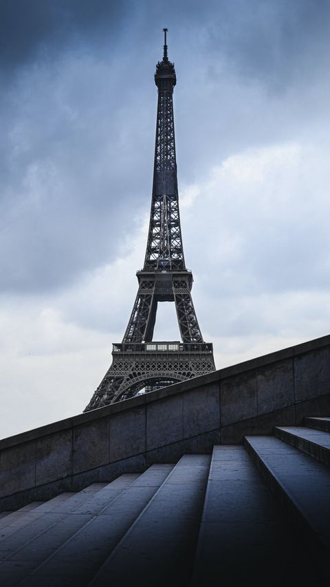 Download wallpaper 2160x3840 eiffel tower, tower, stairs, architecture samsung galaxy s4, s5, note, sony xperia z, z1, z2, z3, htc one, lenovo vibe hd background