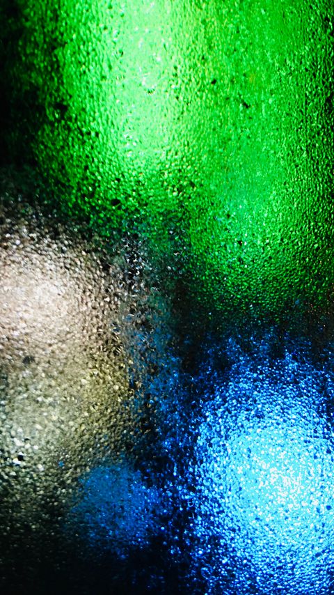 Download wallpaper 2160x3840 glass, wet, light, colorful, blur samsung galaxy s4, s5, note, sony xperia z, z1, z2, z3, htc one, lenovo vibe hd background