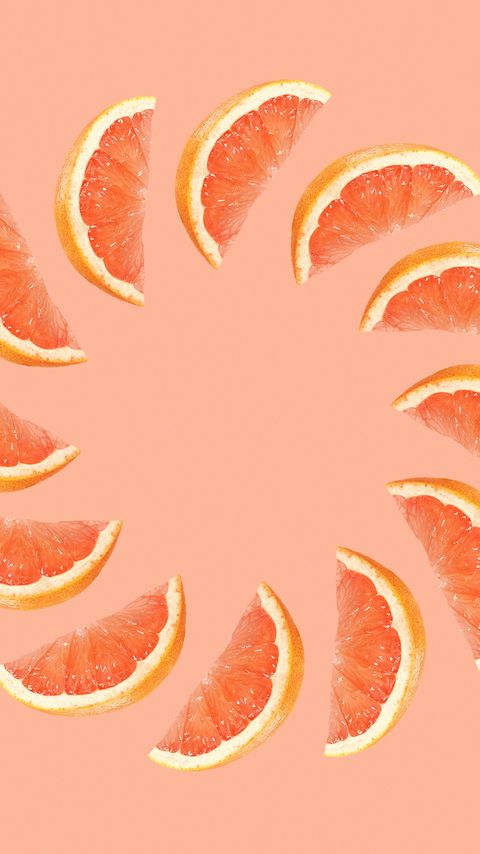 Download wallpaper 2160x3840 grapefruit, fruit, slices, citrus samsung galaxy s4, s5, note, sony xperia z, z1, z2, z3, htc one, lenovo vibe hd background