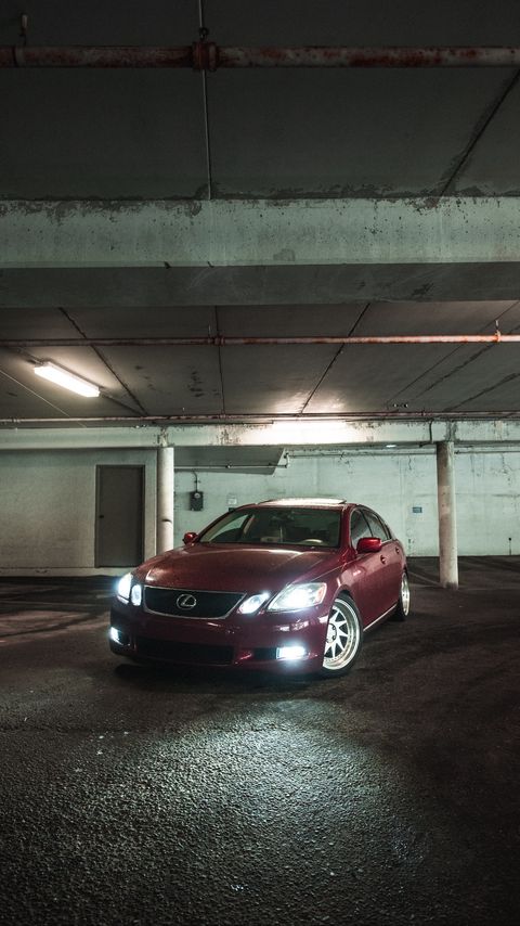 Download wallpaper 2160x3840 lexus, car, red, front view, parking samsung galaxy s4, s5, note, sony xperia z, z1, z2, z3, htc one, lenovo vibe hd background