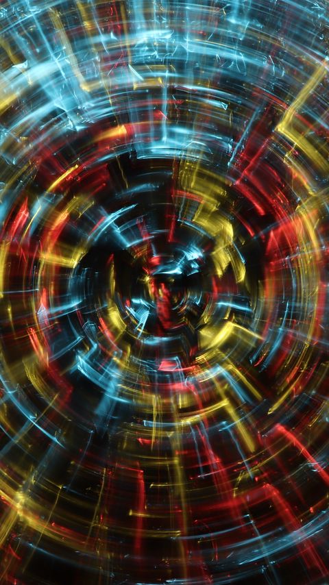 Download wallpaper 2160x3840 light, blur, glare, colorful, rotation, abstraction samsung galaxy s4, s5, note, sony xperia z, z1, z2, z3, htc one, lenovo vibe hd background
