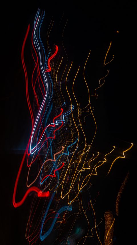 Download wallpaper 2160x3840 light, lines, long exposure, blur, abstraction samsung galaxy s4, s5, note, sony xperia z, z1, z2, z3, htc one, lenovo vibe hd background