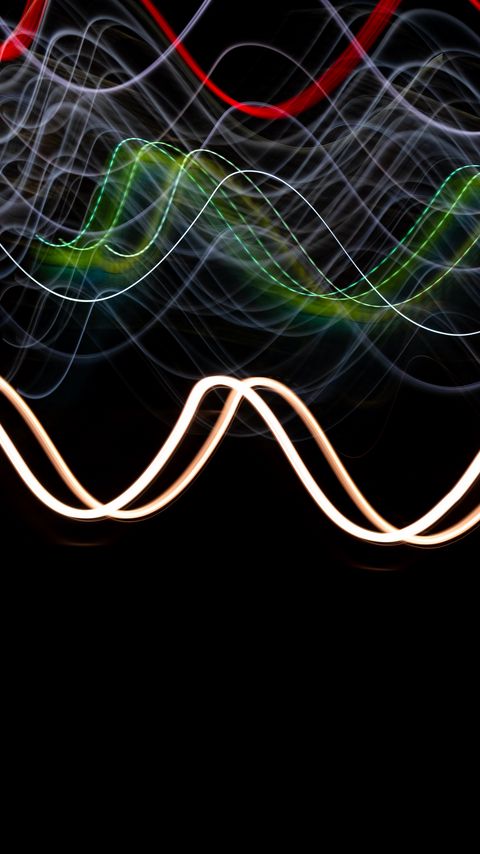 Download wallpaper 2160x3840 light, lines, waves, blur, long exposure, abstraction samsung galaxy s4, s5, note, sony xperia z, z1, z2, z3, htc one, lenovo vibe hd background