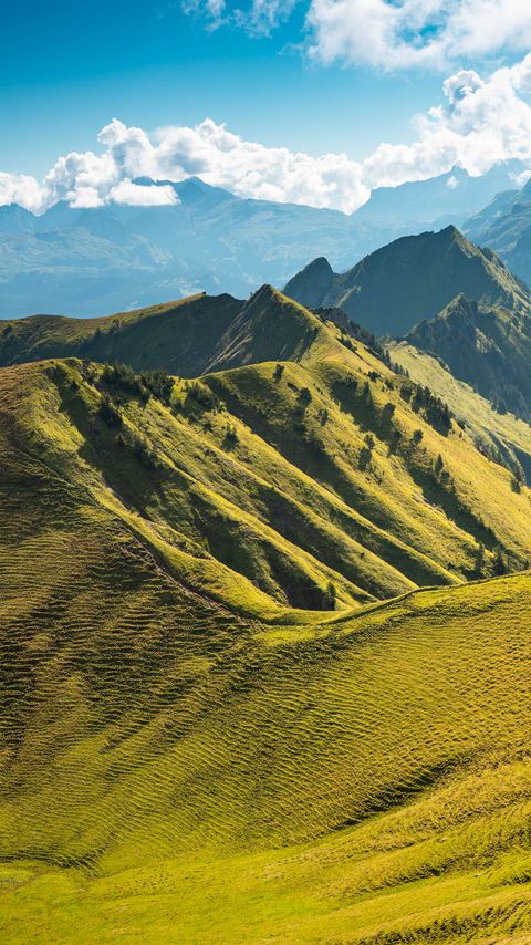 Download wallpaper 2160x3840 mountains, greenery, nature, landscape samsung galaxy s4, s5, note, sony xperia z, z1, z2, z3, htc one, lenovo vibe hd background