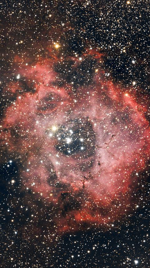 Download wallpaper 2160x3840 nebula, cloud, stars, space, red samsung galaxy s4, s5, note, sony xperia z, z1, z2, z3, htc one, lenovo vibe hd background