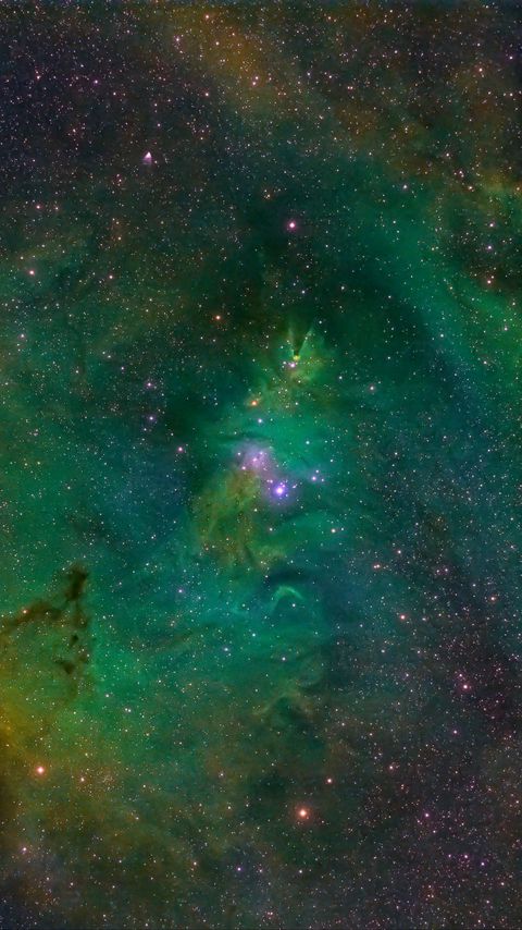 Download wallpaper 2160x3840 nebula, galaxy, stars, constellation, space, green samsung galaxy s4, s5, note, sony xperia z, z1, z2, z3, htc one, lenovo vibe hd background