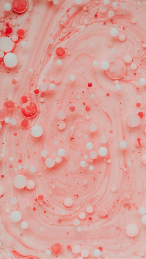Download wallpaper 2160x3840 paint, bubbles, stains, macro, abstraction, pink samsung galaxy s4, s5, note, sony xperia z, z1, z2, z3, htc one, lenovo vibe hd background