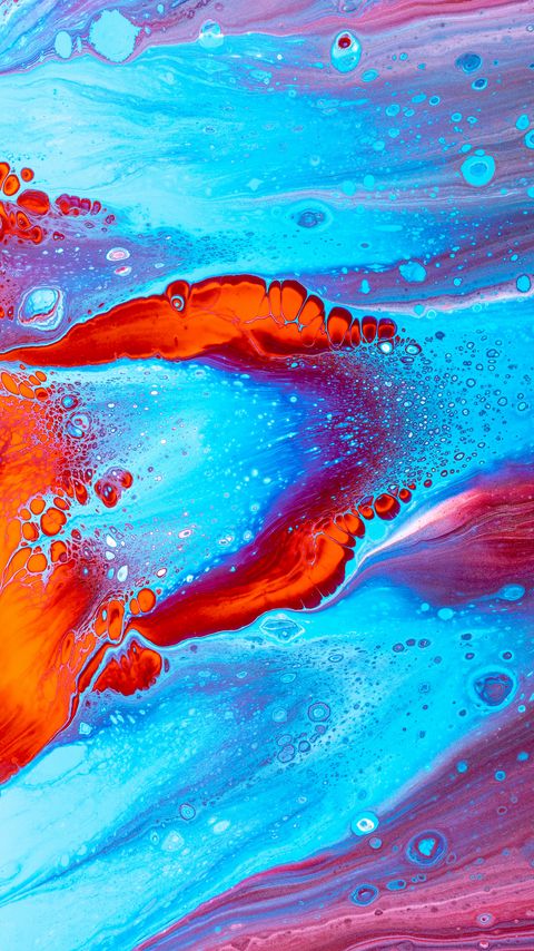 Download wallpaper 2160x3840 paint, stains, macro, liquid, colorful, abstraction samsung galaxy s4, s5, note, sony xperia z, z1, z2, z3, htc one, lenovo vibe hd background