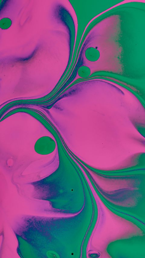Download wallpaper 2160x3840 paint, stains, mixing, abstraction, green, pink samsung galaxy s4, s5, note, sony xperia z, z1, z2, z3, htc one, lenovo vibe hd background