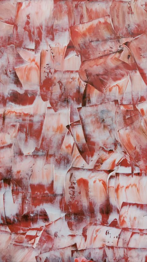 Download wallpaper 2160x3840 paint, strokes, red, white, abstraction samsung galaxy s4, s5, note, sony xperia z, z1, z2, z3, htc one, lenovo vibe hd background