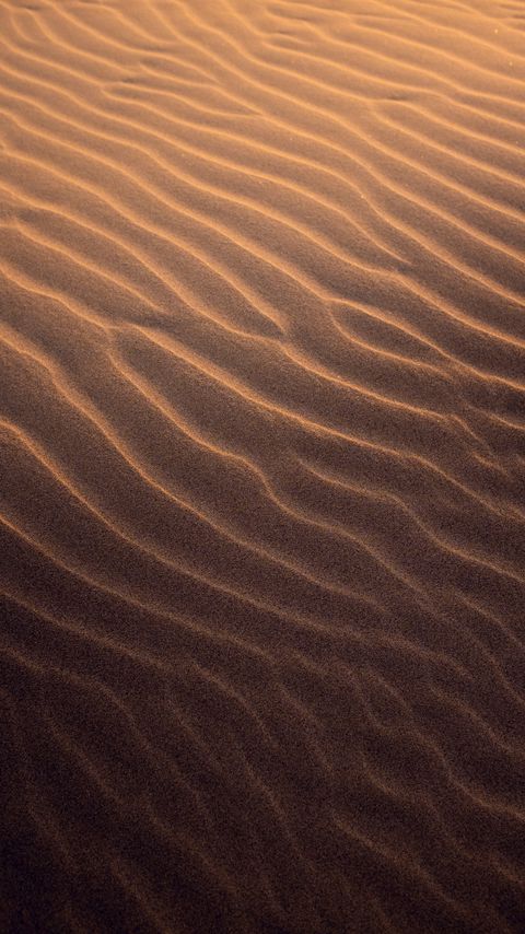 Download wallpaper 2160x3840 sand, waves, ripples, texture, brown samsung galaxy s4, s5, note, sony xperia z, z1, z2, z3, htc one, lenovo vibe hd background