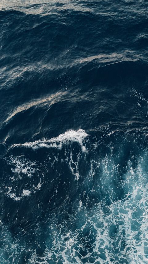 Download wallpaper 2160x3840 waves, water, ocean, body of water samsung galaxy s4, s5, note, sony xperia z, z1, z2, z3, htc one, lenovo vibe hd background