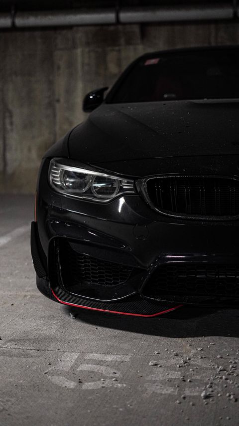 Download wallpaper 2160x3840 bmw, car, black, front view, headlight samsung galaxy s4, s5, note, sony xperia z, z1, z2, z3, htc one, lenovo vibe hd background