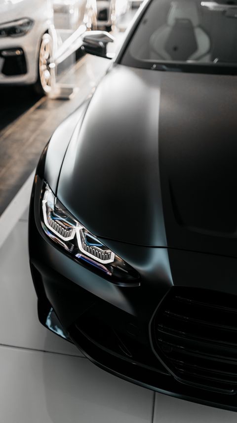 Download wallpaper 2160x3840 bmw m4, bmw, car, black, headlight, front view samsung galaxy s4, s5, note, sony xperia z, z1, z2, z3, htc one, lenovo vibe hd background