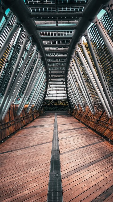 Download wallpaper 2160x3840 bridge, structure, tunnel samsung galaxy s4, s5, note, sony xperia z, z1, z2, z3, htc one, lenovo vibe hd background