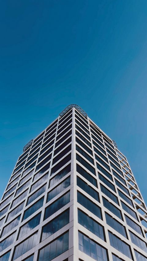 Download wallpaper 2160x3840 building, architecture, clouds, sky, bottom view samsung galaxy s4, s5, note, sony xperia z, z1, z2, z3, htc one, lenovo vibe hd background