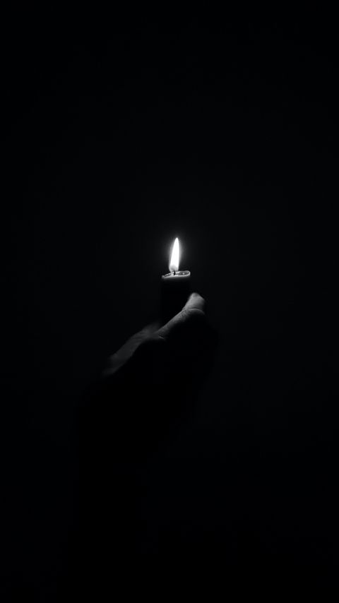 Download wallpaper 2160x3840 candle, fire, light, hand, black and white, black samsung galaxy s4, s5, note, sony xperia z, z1, z2, z3, htc one, lenovo vibe hd background