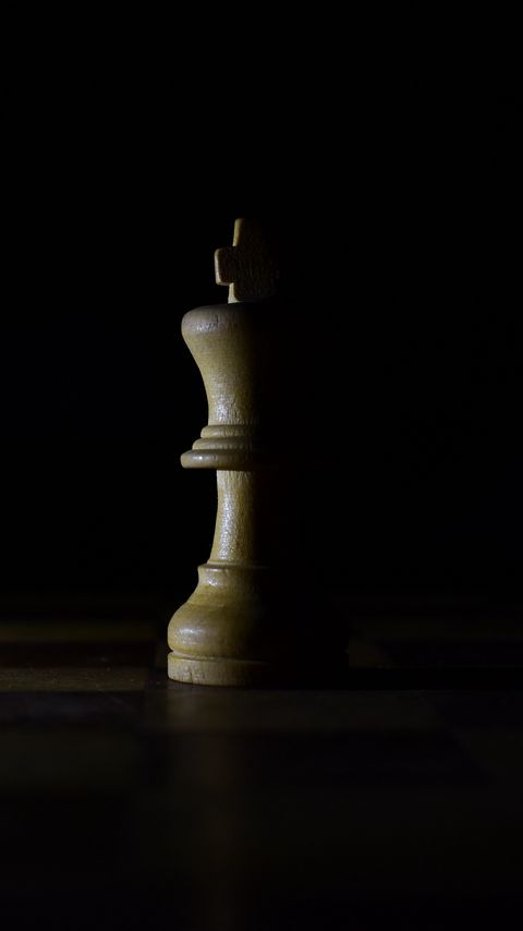 Download wallpaper 2160x3840 chess, king, figure, game, board, shadow, dark samsung galaxy s4, s5, note, sony xperia z, z1, z2, z3, htc one, lenovo vibe hd background