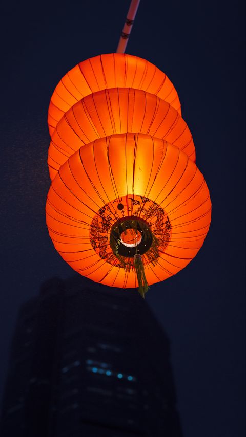 Download wallpaper 2160x3840 chinese lantern, flashlight, light, dark samsung galaxy s4, s5, note, sony xperia z, z1, z2, z3, htc one, lenovo vibe hd background