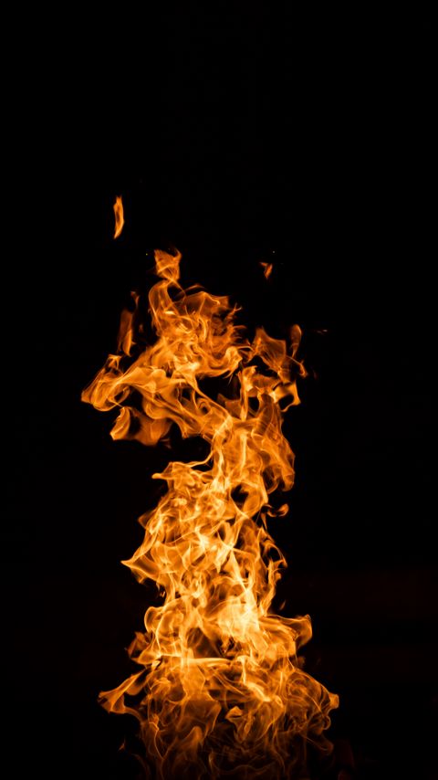 Download wallpaper 2160x3840 fire, flame, light, dark samsung galaxy s4, s5, note, sony xperia z, z1, z2, z3, htc one, lenovo vibe hd background