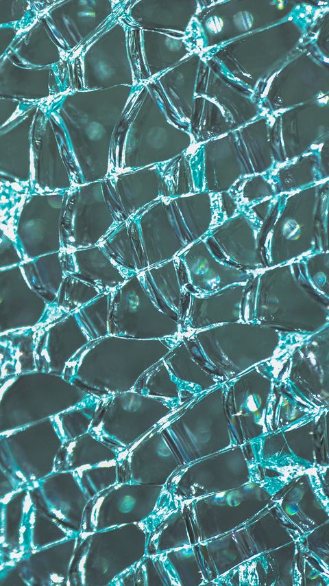 Download wallpaper 2160x3840 glass, cranny, broken, shards, texture, blue samsung galaxy s4, s5, note, sony xperia z, z1, z2, z3, htc one, lenovo vibe hd background