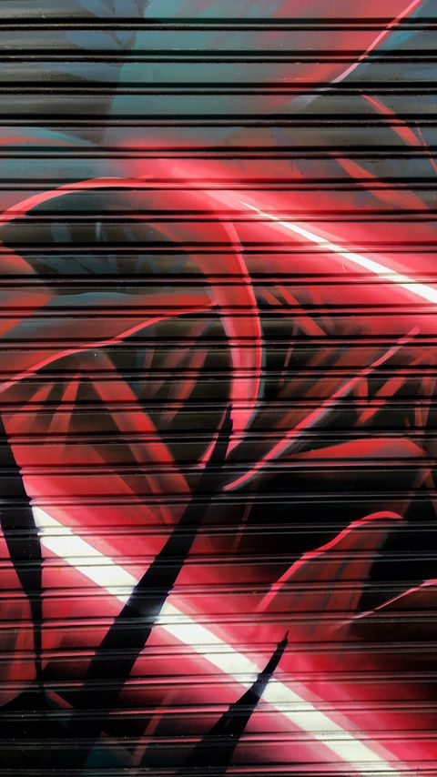 Download wallpaper 2160x3840 graffiti, leaves, stripes, wall, dark samsung galaxy s4, s5, note, sony xperia z, z1, z2, z3, htc one, lenovo vibe hd background