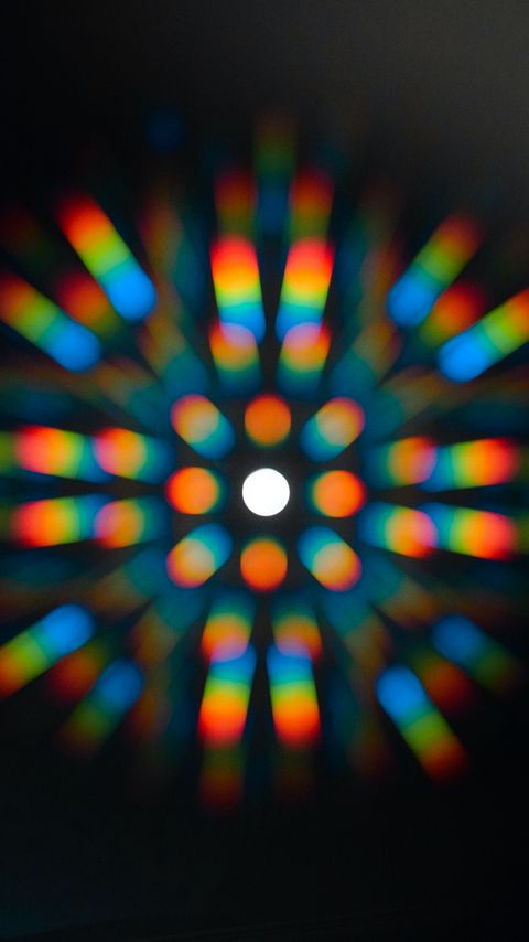 Download wallpaper 2160x3840 light, glare, spectrum, blur, abstraction samsung galaxy s4, s5, note, sony xperia z, z1, z2, z3, htc one, lenovo vibe hd background