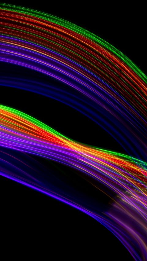 Download wallpaper 2160x3840 light, lines, curves, freezelight, colorful, abstraction samsung galaxy s4, s5, note, sony xperia z, z1, z2, z3, htc one, lenovo vibe hd background