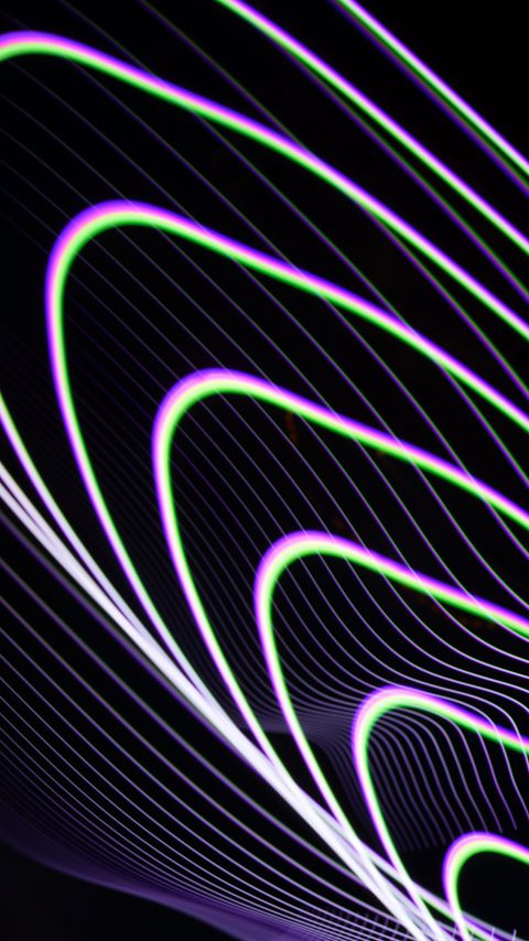 Download wallpaper 2160x3840 light, lines, freezelight, distortion, bends, abstraction samsung galaxy s4, s5, note, sony xperia z, z1, z2, z3, htc one, lenovo vibe hd background