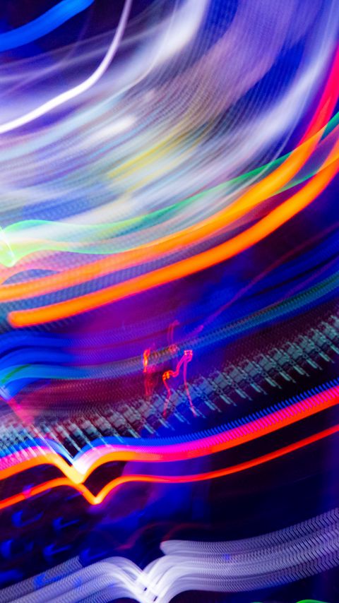 Download wallpaper 2160x3840 light, stripes, freezelight, blur, abstraction, colorful samsung galaxy s4, s5, note, sony xperia z, z1, z2, z3, htc one, lenovo vibe hd background