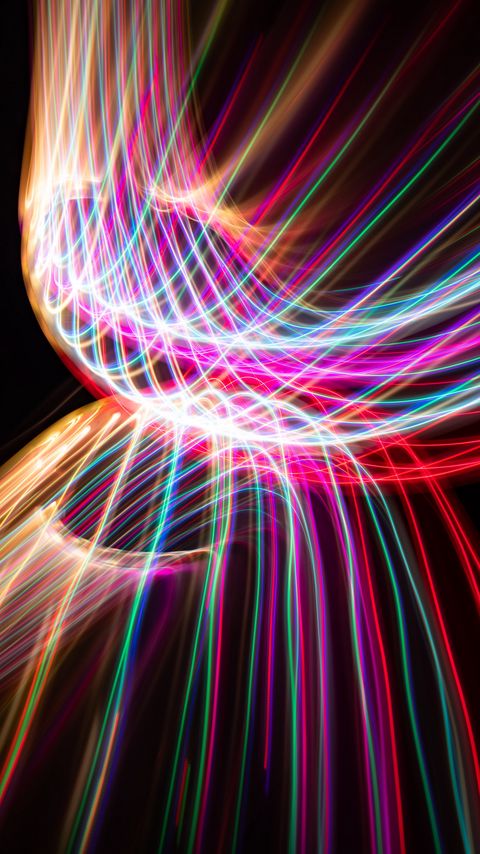 Download wallpaper 2160x3840 lines, light, neon, blur, freezelight, long exposure samsung galaxy s4, s5, note, sony xperia z, z1, z2, z3, htc one, lenovo vibe hd background