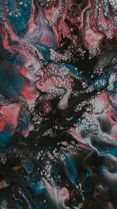 Download wallpaper 2160x3840 liquid, stains, spots, bubbles, abstraction samsung galaxy s4, s5, note, sony xperia z, z1, z2, z3, htc one, lenovo vibe hd background