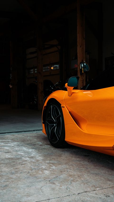 Download wallpaper 2160x3840 mclaren, car, supercar, orange samsung galaxy s4, s5, note, sony xperia z, z1, z2, z3, htc one, lenovo vibe hd background