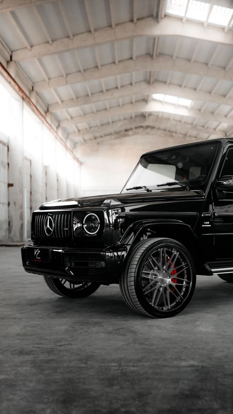 Download wallpaper 2160x3840 mercedes g-class, mercedes, car, suv, black, side view samsung galaxy s4, s5, note, sony xperia z, z1, z2, z3, htc one, lenovo vibe hd background