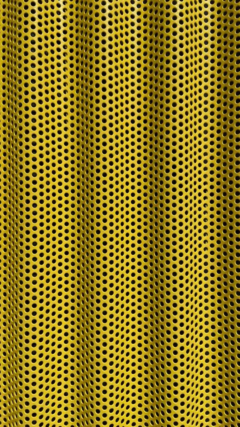 Download wallpaper 2160x3840 mesh, waves, metal, texture, yellow samsung galaxy s4, s5, note, sony xperia z, z1, z2, z3, htc one, lenovo vibe hd background