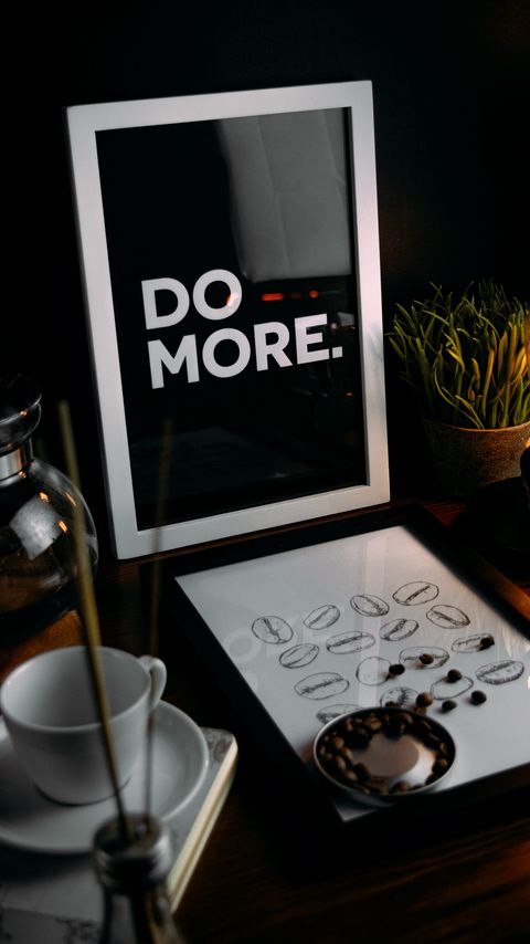 Download wallpaper 2160x3840 motivation, phrase, words, text, frame, coffee beans samsung galaxy s4, s5, note, sony xperia z, z1, z2, z3, htc one, lenovo vibe hd background