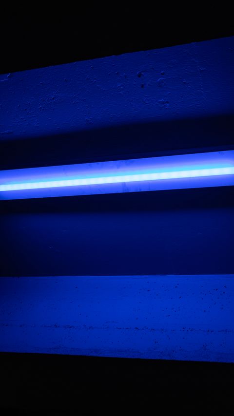 Download wallpaper 2160x3840 neon, lamp, light, blue, dark samsung galaxy s4, s5, note, sony xperia z, z1, z2, z3, htc one, lenovo vibe hd background