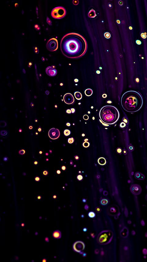 Download wallpaper 2160x3840 paint, liquid, bubbles, abstraction, dark samsung galaxy s4, s5, note, sony xperia z, z1, z2, z3, htc one, lenovo vibe hd background