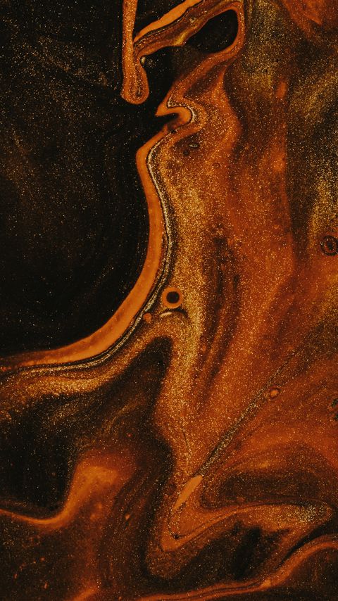 Download wallpaper 2160x3840 paint, liquid, glitter, stains, abstraction, brown samsung galaxy s4, s5, note, sony xperia z, z1, z2, z3, htc one, lenovo vibe hd background