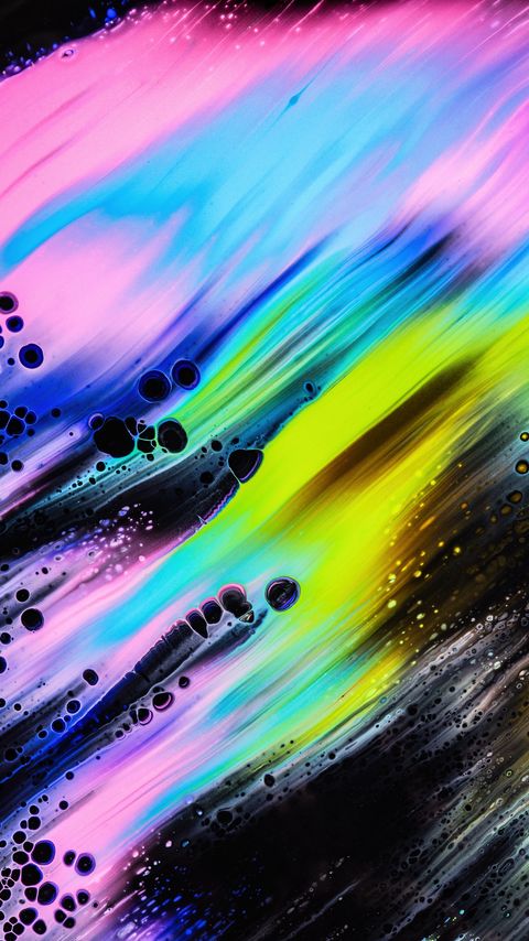 Download wallpaper 2160x3840 paint, stains, bubbles, abstraction, colorful samsung galaxy s4, s5, note, sony xperia z, z1, z2, z3, htc one, lenovo vibe hd background