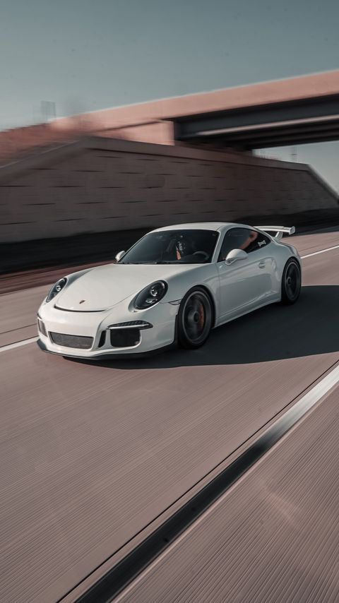 Download wallpaper 2160x3840 porsche 911, porsche, car, white, speed, road samsung galaxy s4, s5, note, sony xperia z, z1, z2, z3, htc one, lenovo vibe hd background