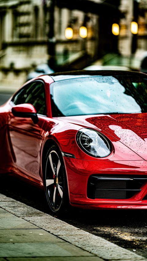 Download wallpaper 2160x3840 porsche 911, porsche, car, red, parking samsung galaxy s4, s5, note, sony xperia z, z1, z2, z3, htc one, lenovo vibe hd background