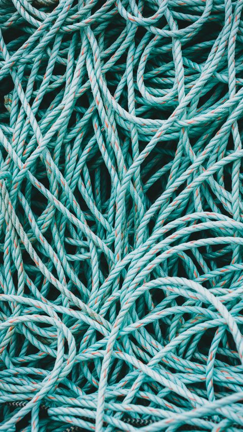 Download wallpaper 2160x3840 rope, texture, blue samsung galaxy s4, s5, note, sony xperia z, z1, z2, z3, htc one, lenovo vibe hd background